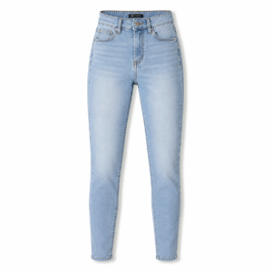 Women’s High Waist Jeans Stretch Denim Pants Light Blue | Wholeds