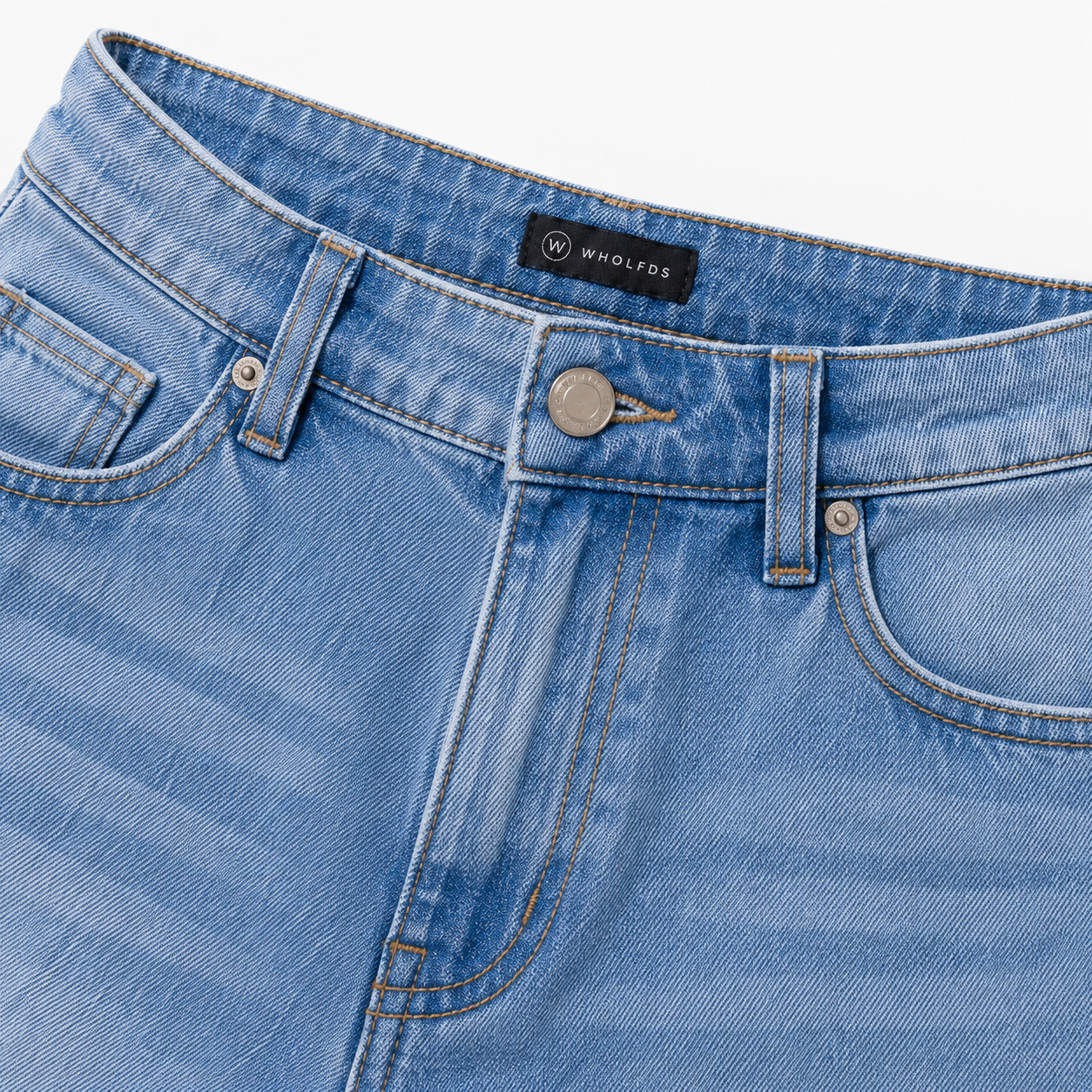 Women’s Denim Shorts Cotton Denim Summer Wear Blue | Wholeds - Image 2