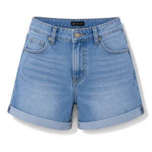 Women’s Denim Shorts Cotton Denim Summer Wear Blue | Wholeds