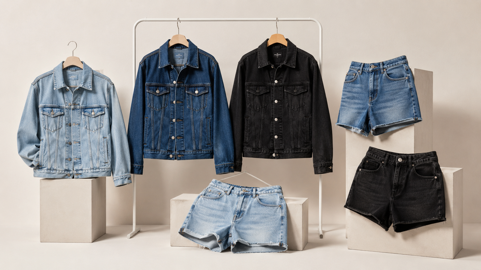 Denim Jackets and Shorts Collection